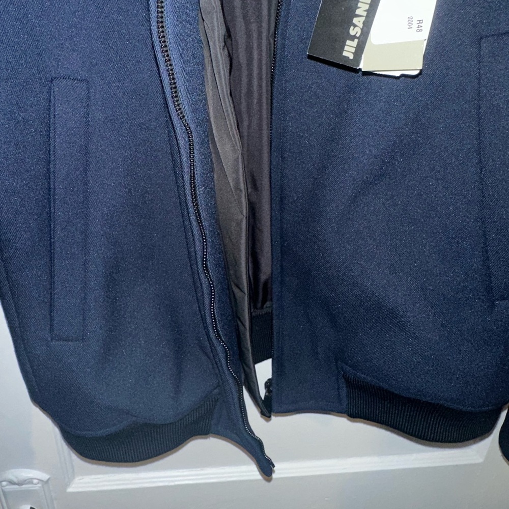Jil Sander winter coat - size 48, Color: Med Blue - Picture 10 of 16
